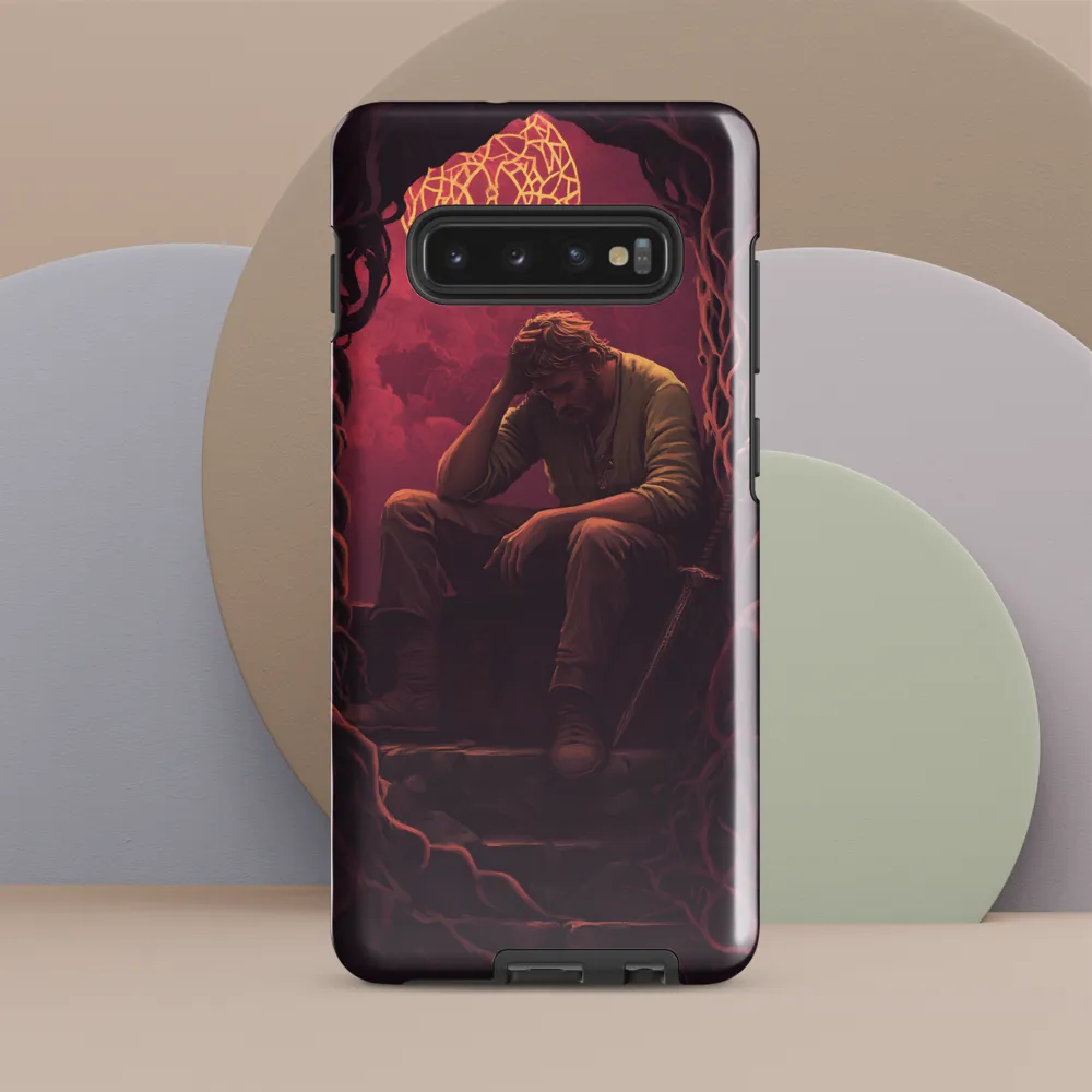 In the Depths of Contemplation | Phone Case |  S10 Plus | Tough Case | Glossy