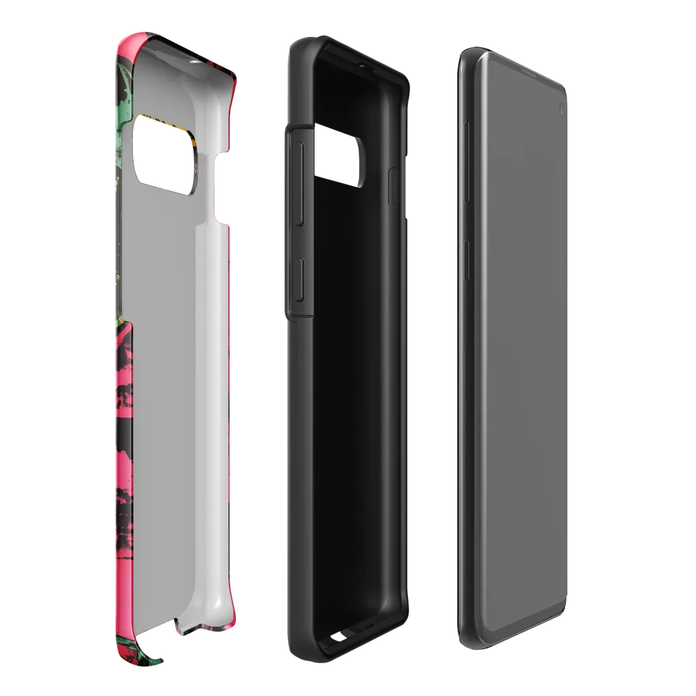 Confident Portrait in Neon Colors | Phone Case |  S10 Plus | Tough Case | Glossy