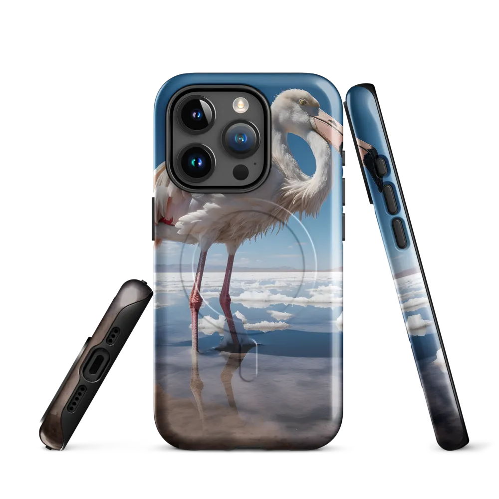 Graceful Solitude of a Flamingo