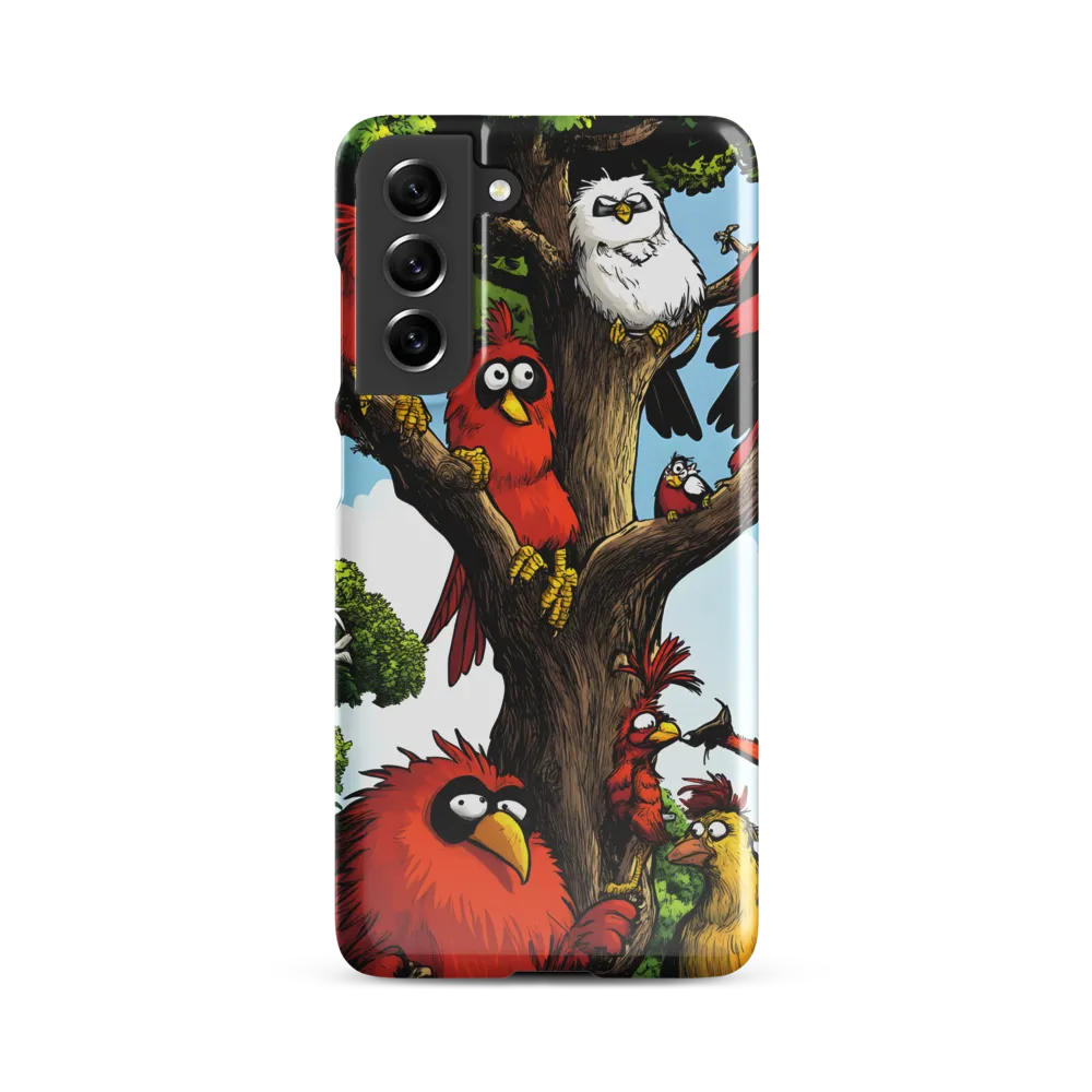 Whimsical Avian Gathering