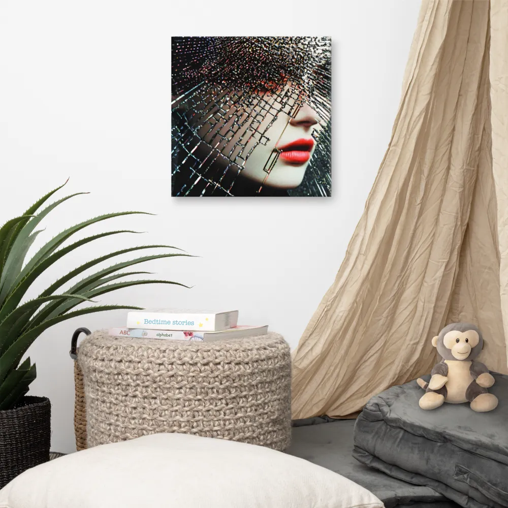 Fractured Identity | Canvas | 16″×16″