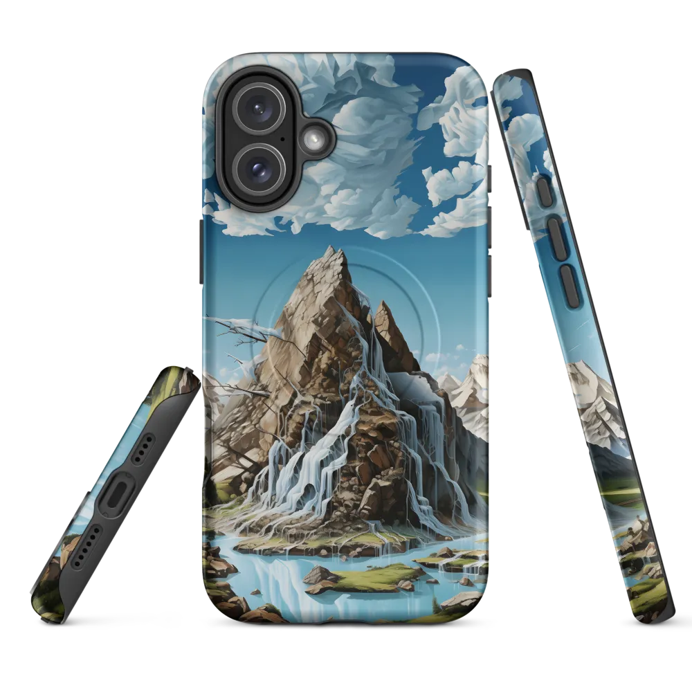 Majestic Cascade: A Mountain Masterpiece