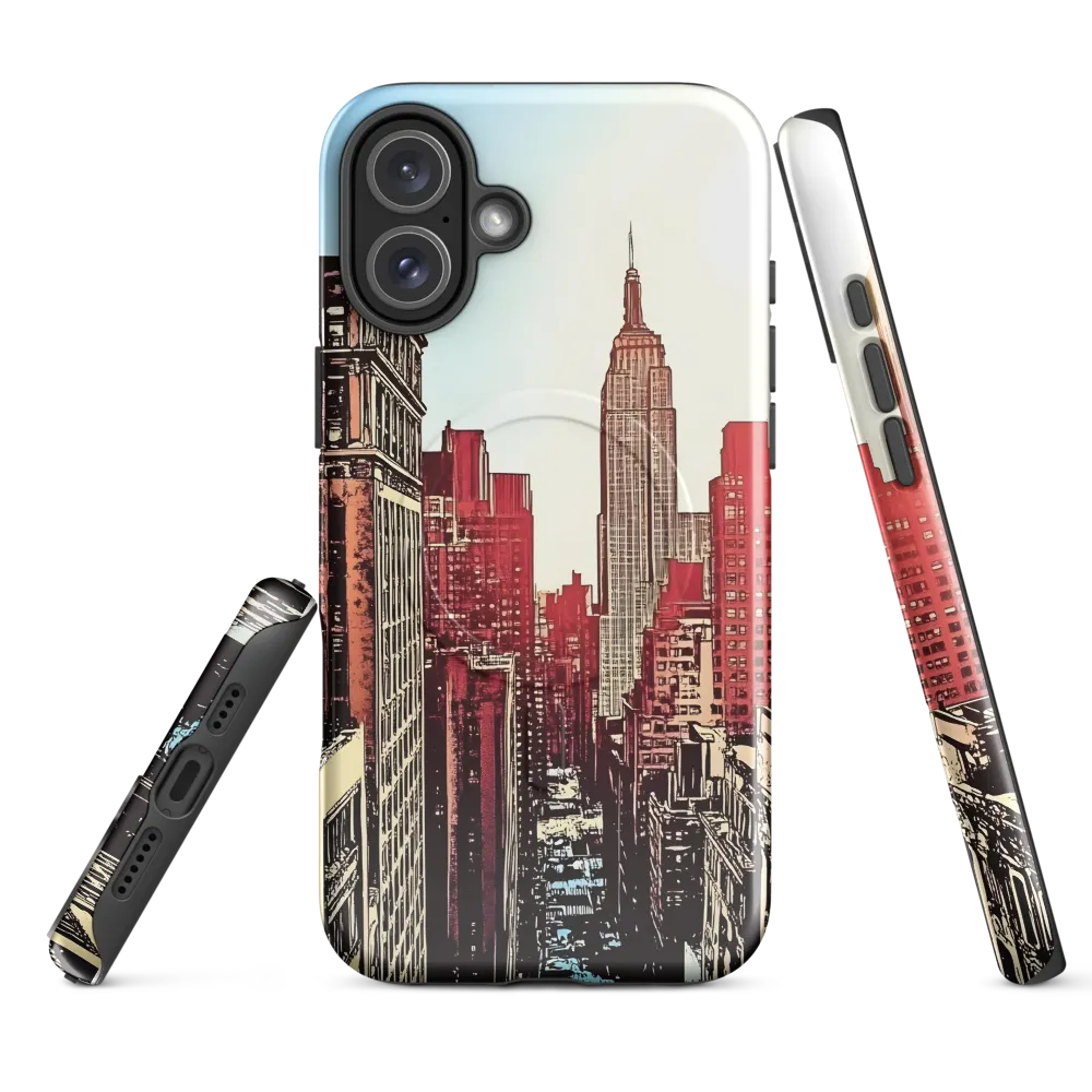 Urban Symphony: A Tribute to the Skyline | Phone Case |  16 Plus | MagSafe® Tough Case | Glossy