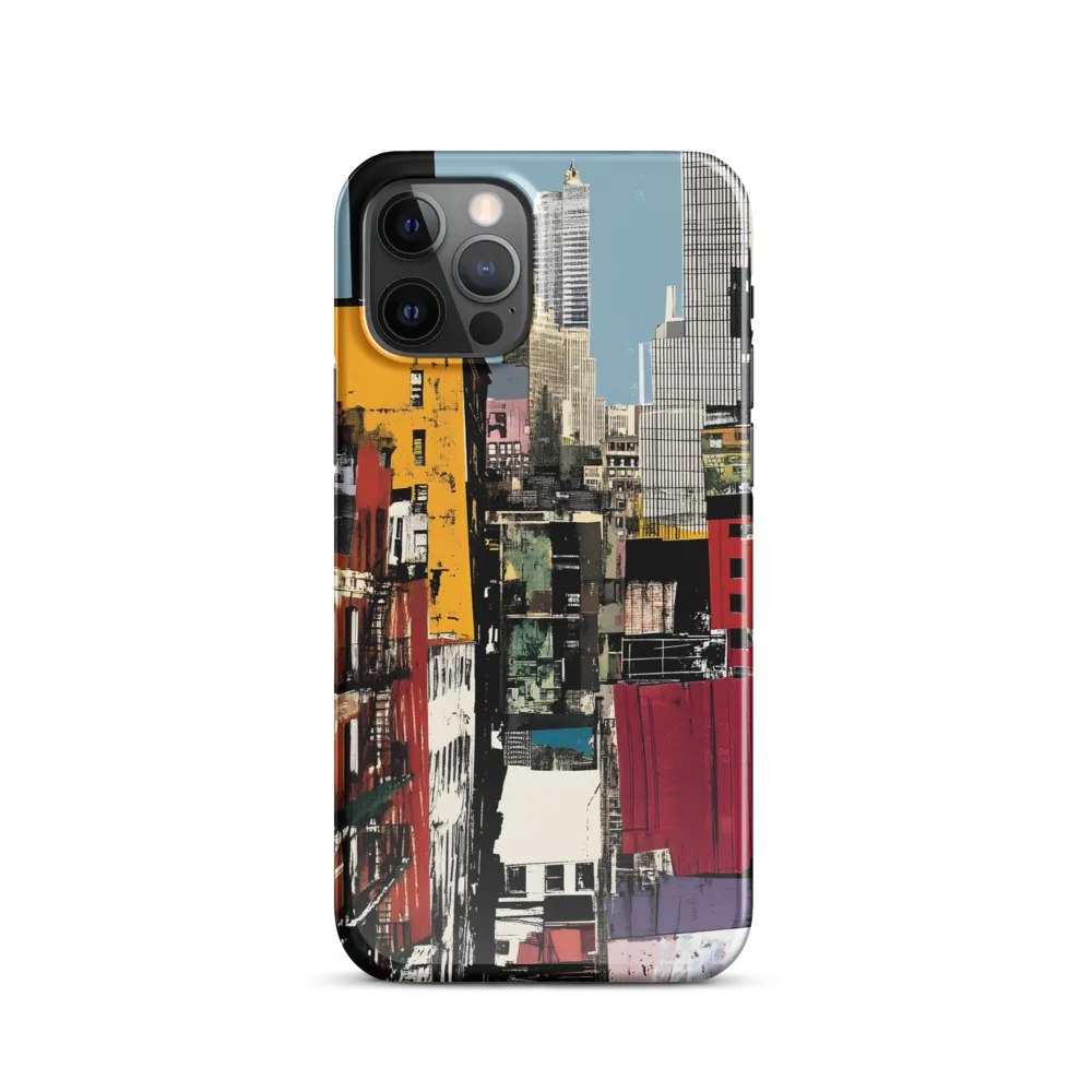 Urban Collage: A Vivid Cityscape | Phone Case |  12 Pro | Snap Case | Glossy