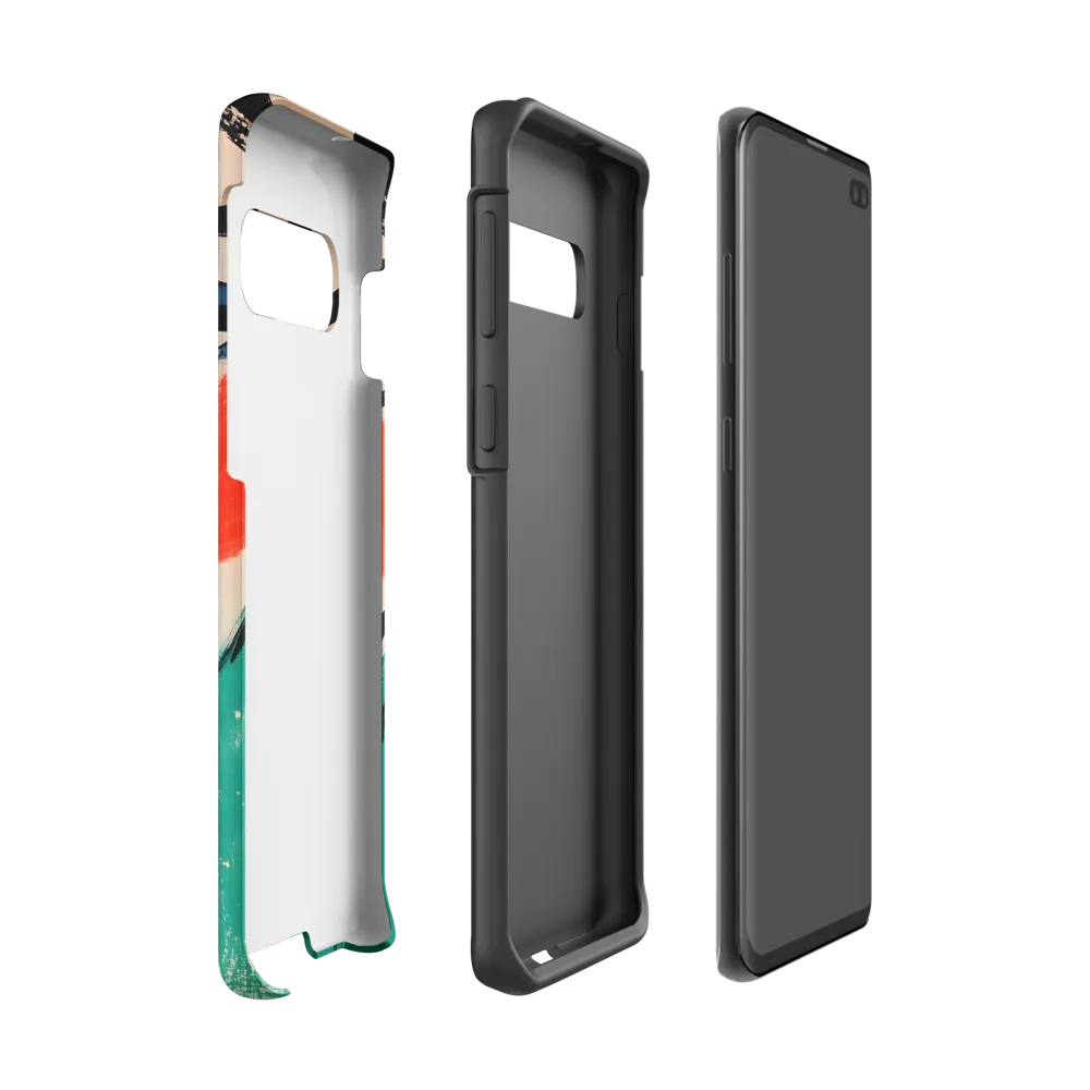 Vivid Portrait of a Modern Muse | Phone Case |  S10 | Tough Case | Matte