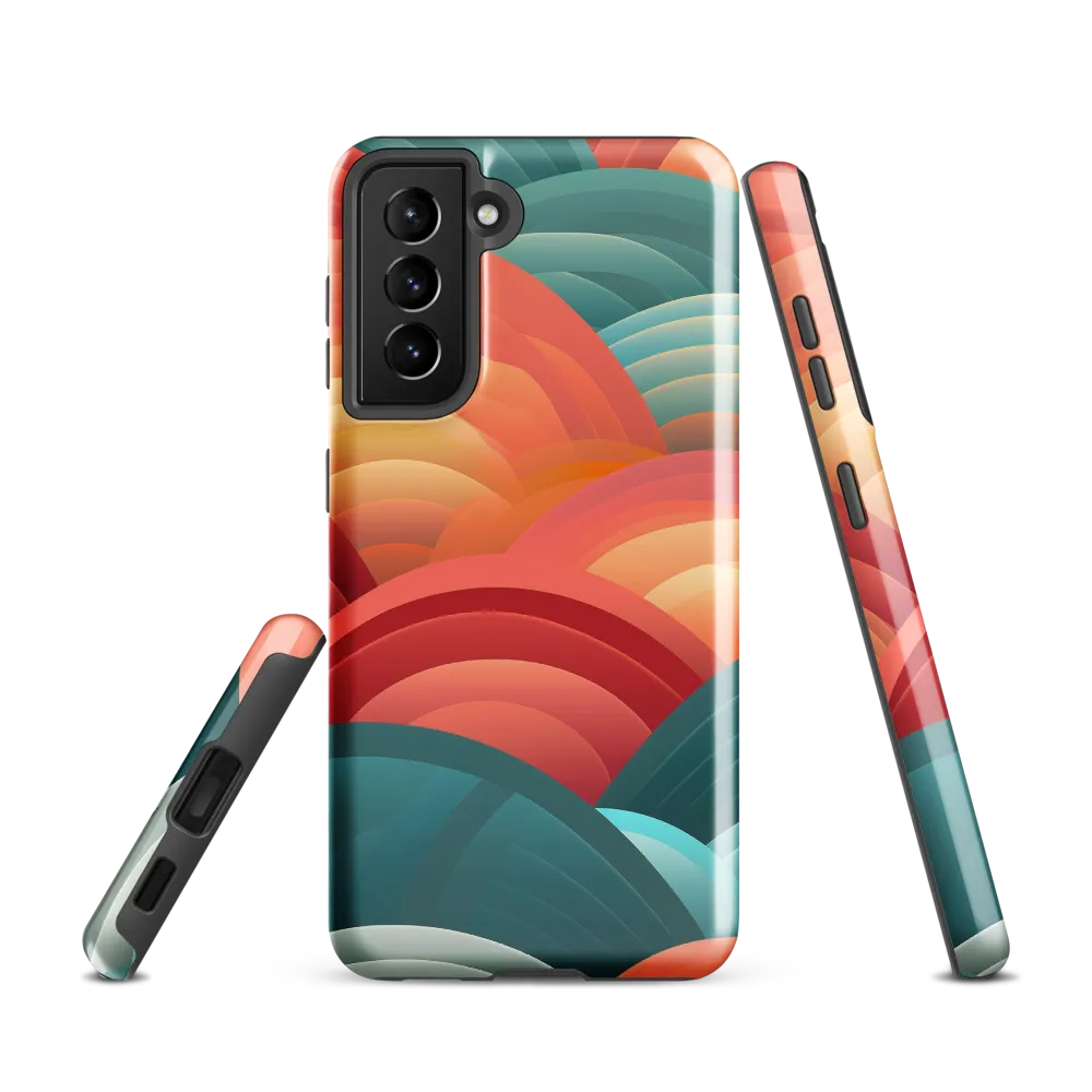 Rhythms of the Waves | Phone Case |  S21 | Tough Case | Glossy