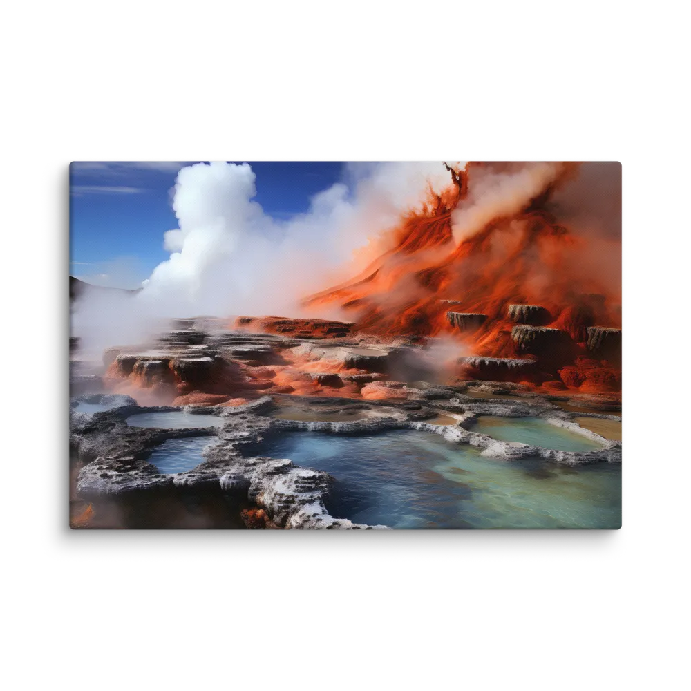 Nature's Fury: The Volcano's Expression