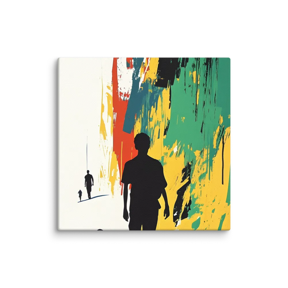 Journey of Silhouettes | Canvas | 10″×10″