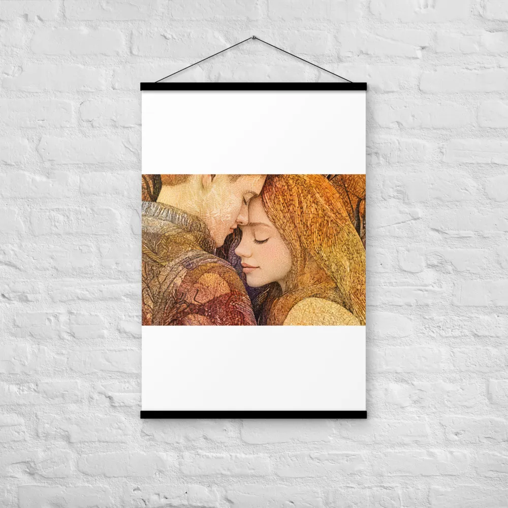 Embrace of Autumn | Poster With Black Wood Hanger | 24″×36″