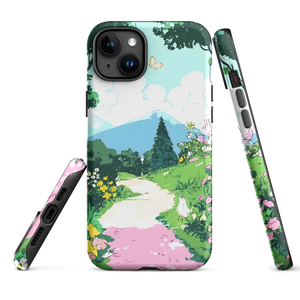 A Serene Journey Through Nature | Phone Case |  15 Plus | Tough Case | Matte