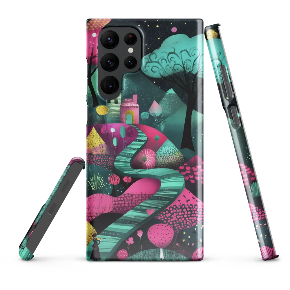 Whimsical Journey through Colorful Lands | Phone Case |  S22 Ultra | Snap Case | Glossy
