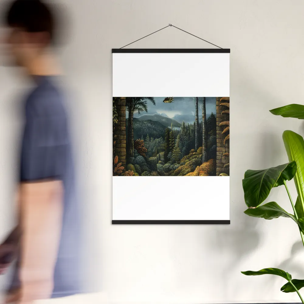 Whispers of the Enchanted Forest | Poster With Black Wood Hanger | 24″×36″