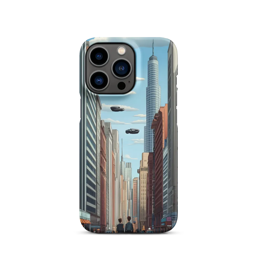 Futuristic Stroll through the Urban Skyline