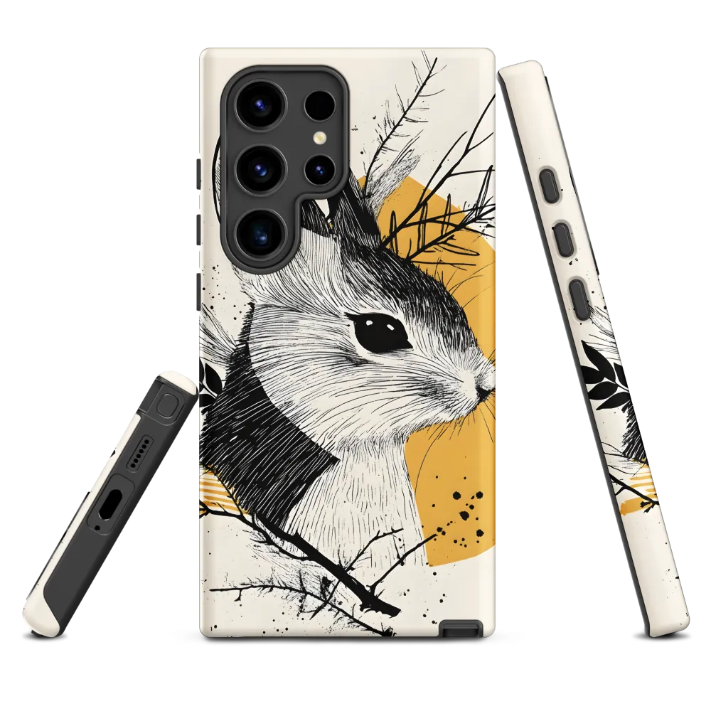 Ethereal Rabbit: A Study in Line Art