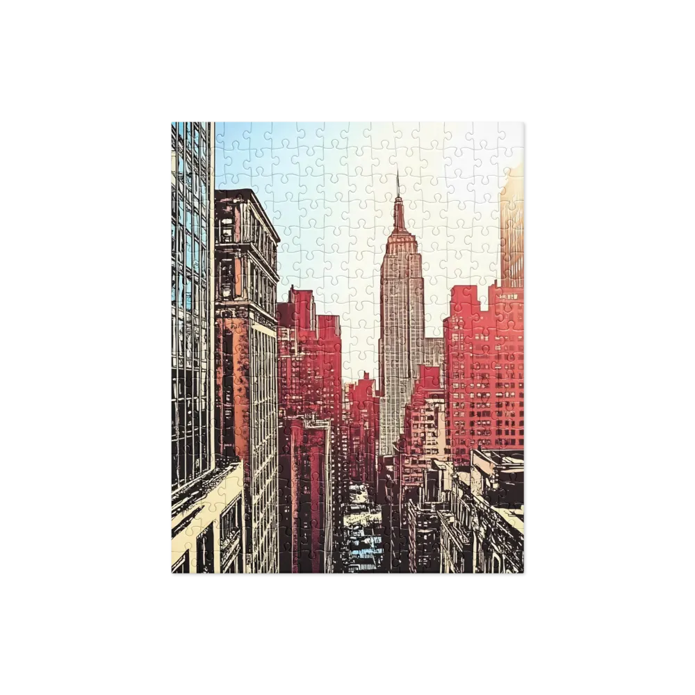 Urban Symphony: A Tribute to the Skyline | Jigsaw Puzzle | 252 pieces