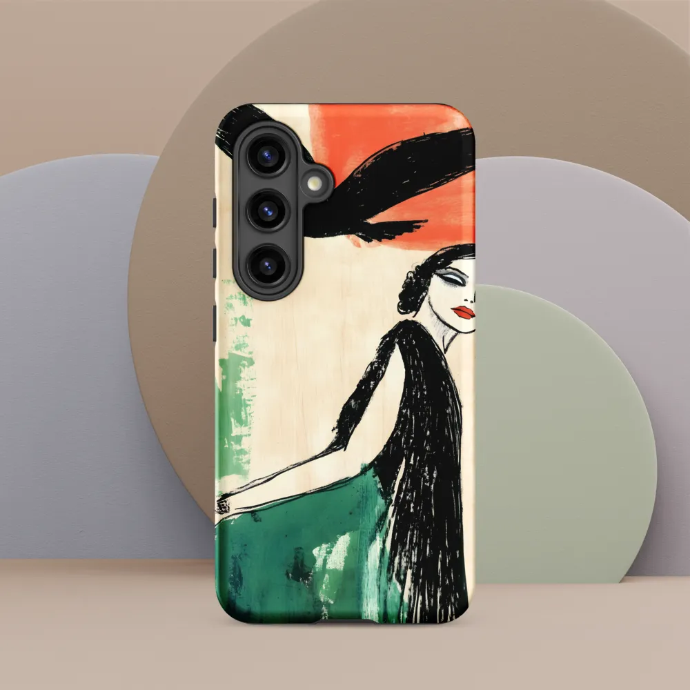 Elegance in Flight | Phone Case |  S24 | Tough Case | Matte