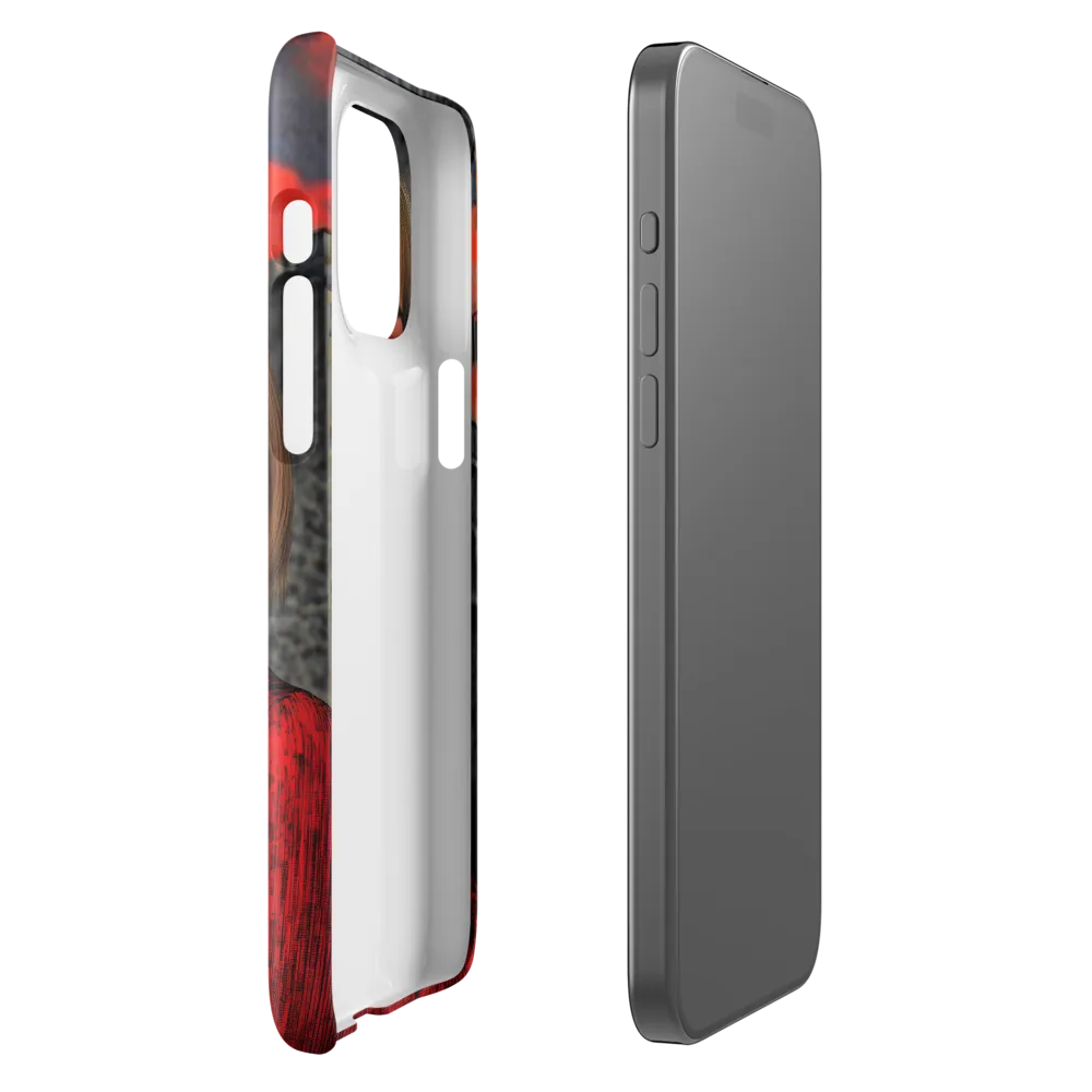Mystique of the Scarlet Embrace | Phone Case |  15 Pro Max | Snap Case | Glossy