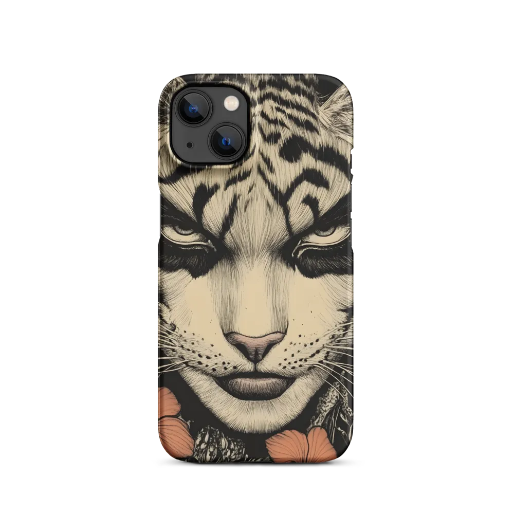 Feline Majesty: The Human-Leopard Connection | Phone Case |  13 | Snap Case | Matte