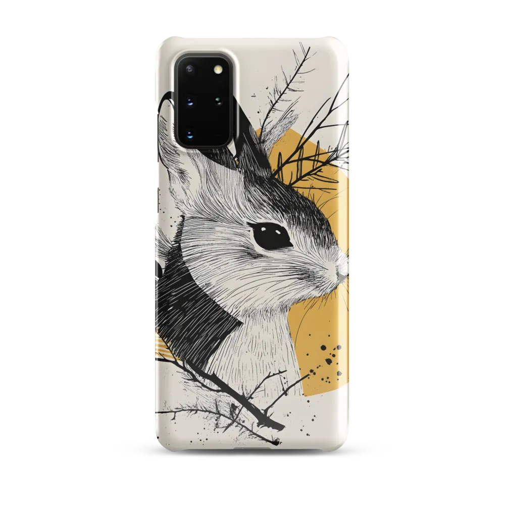 Ethereal Rabbit: A Study in Line Art