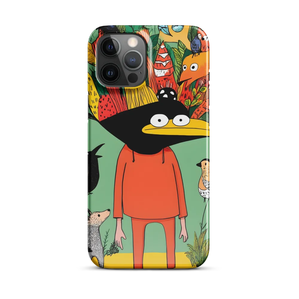 Whimsical Encounter in a Colorful Jungle