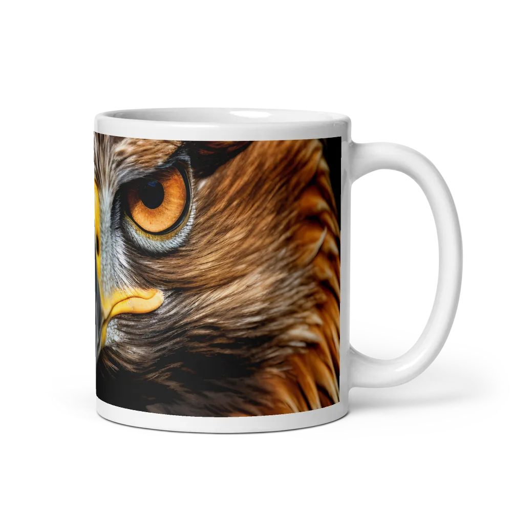 The Intensity of the Eagle | Mug with White inside | 11 oz