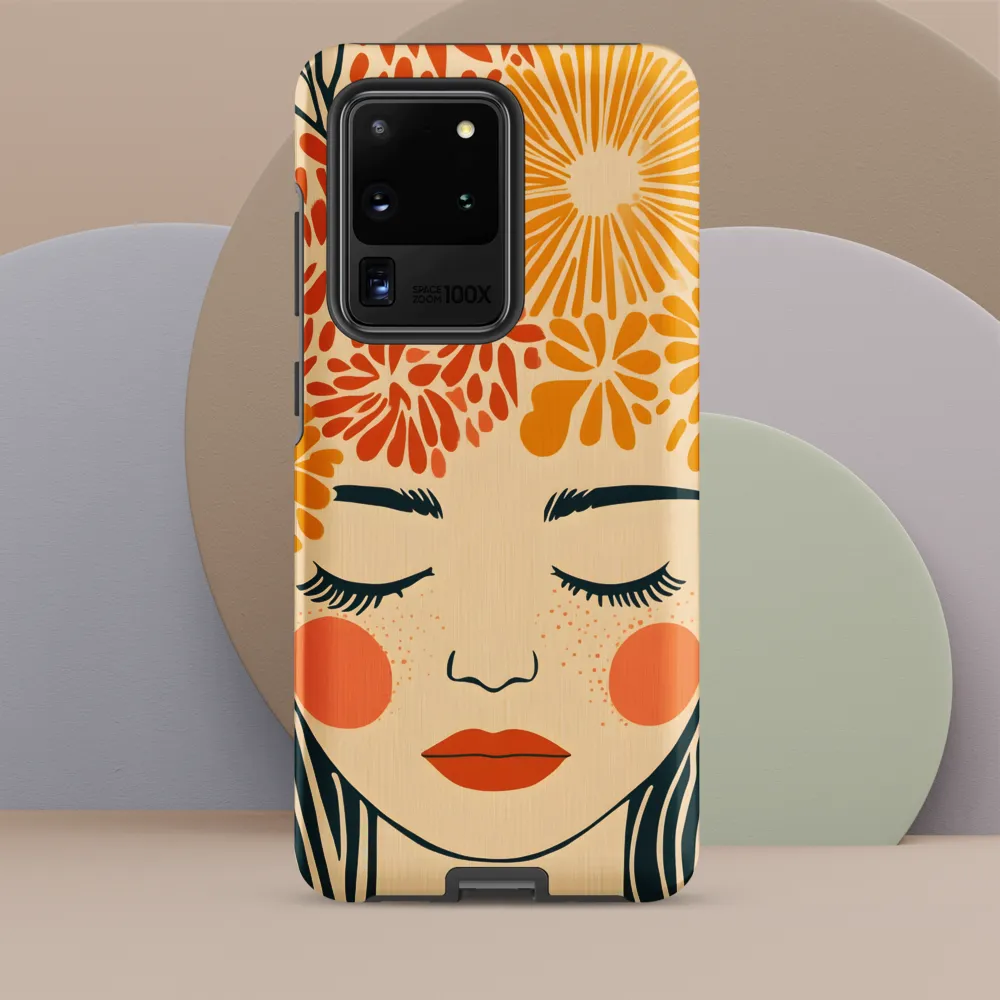 Serenity in Bloom | Phone Case |  S20 Ultra | Tough Case | Matte