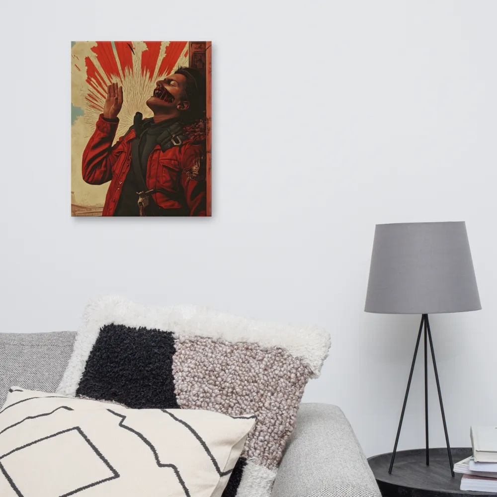 Defiant Echoes of Ruin | Canvas | 16″×20″
