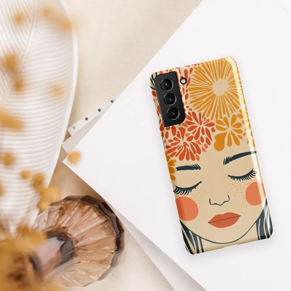 Serenity in Bloom | Phone Case |  S21 Plus | Snap Case | Glossy