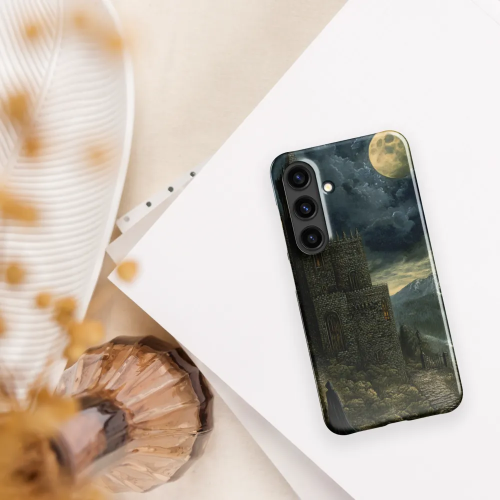 Whispers of the Moonlit Castle | Phone Case |  S24 | Snap Case | Glossy