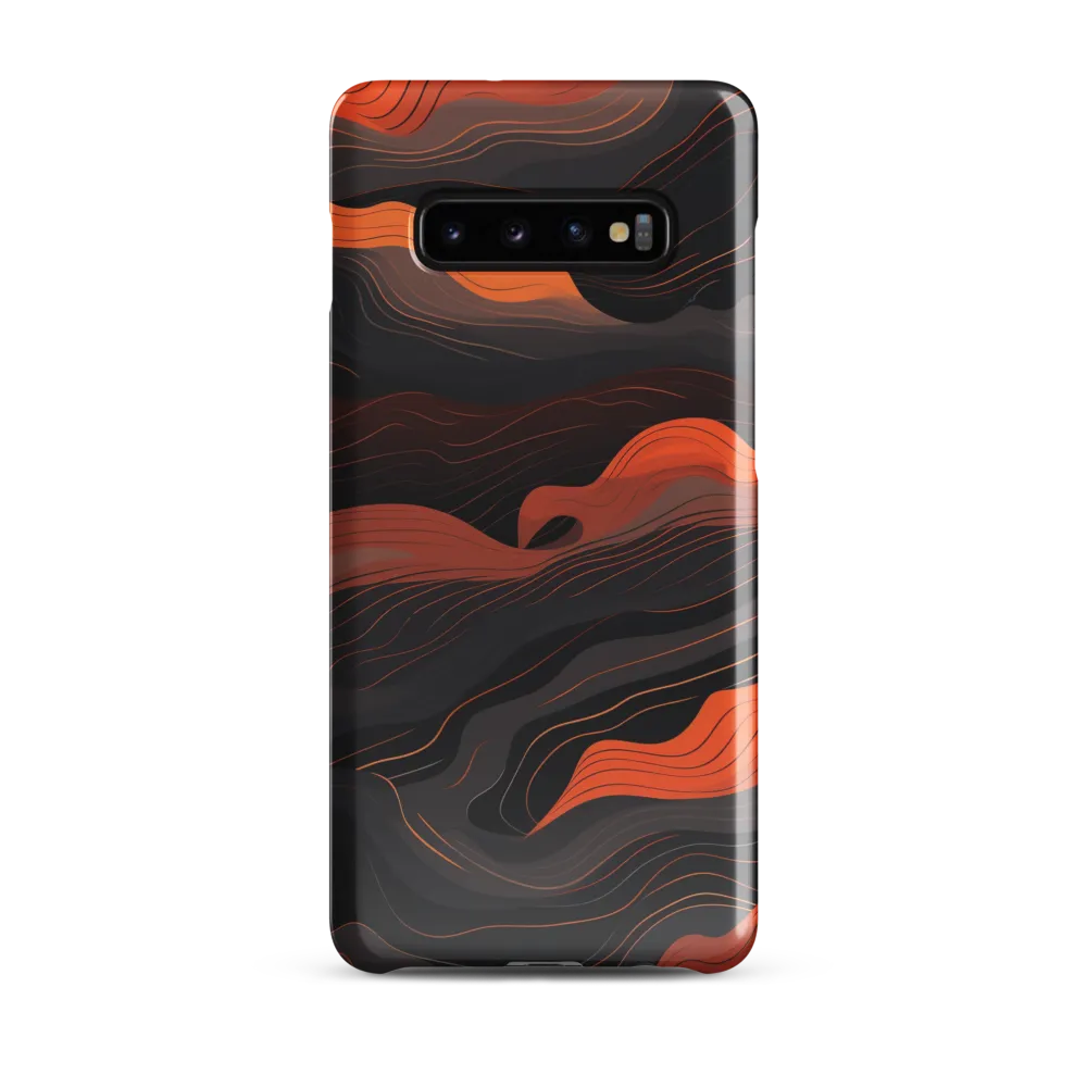 Dynamic Waves of Color | Phone Case |  S10 Plus | Snap Case | Glossy