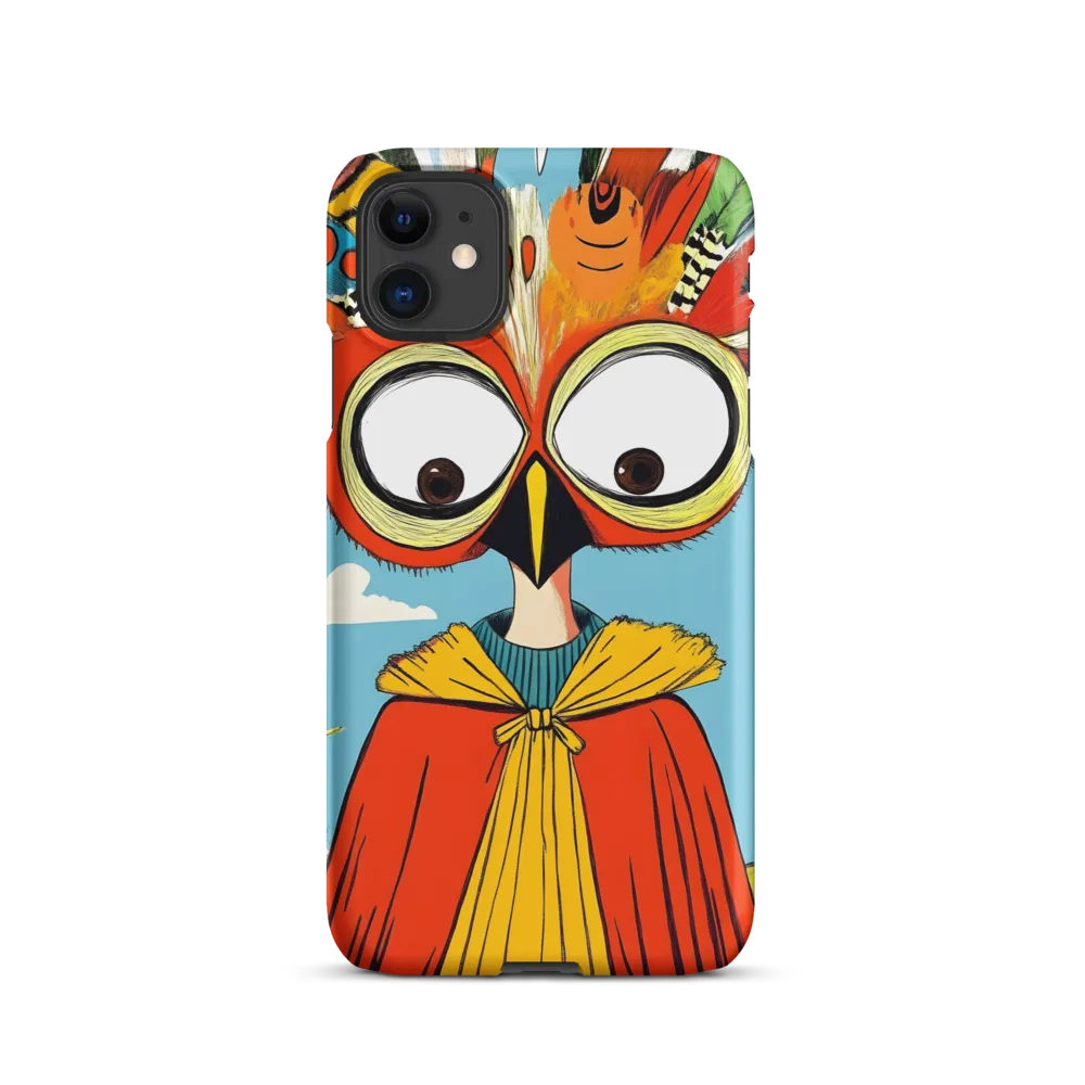 A Whimsical Encounter: The Owl-Human Fusion