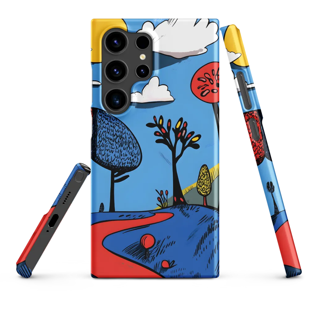 A Playful Journey Through Whimsical Woods | Phone Case |  S24 Ultra | Snap Case | Matte