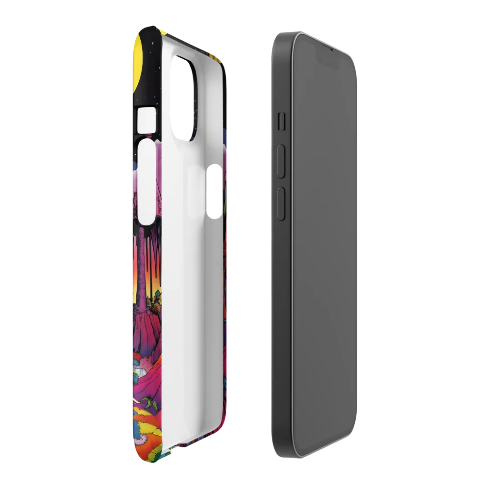 Celestial Dreams: A Journey Through an Alien Landscape | Phone Case |  14 | Snap Case | Matte