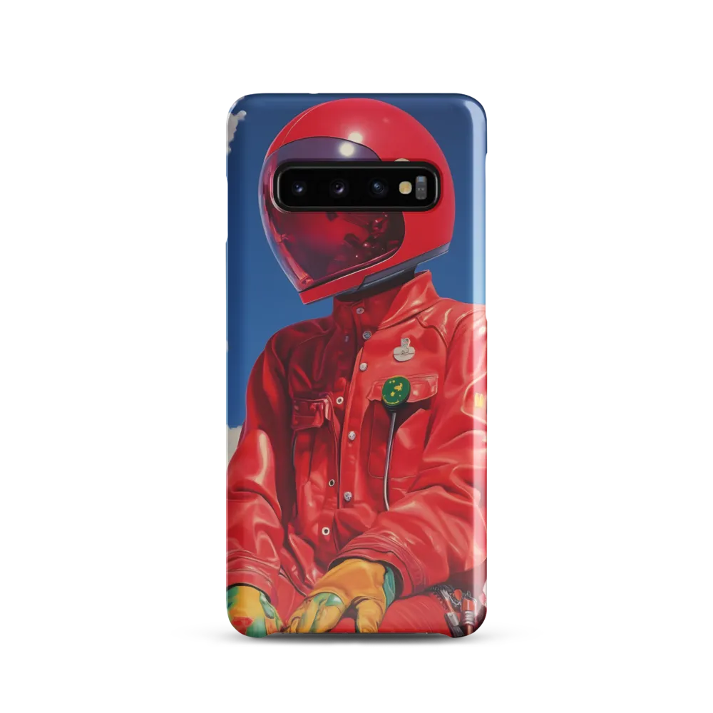 Astronaut in Crimson