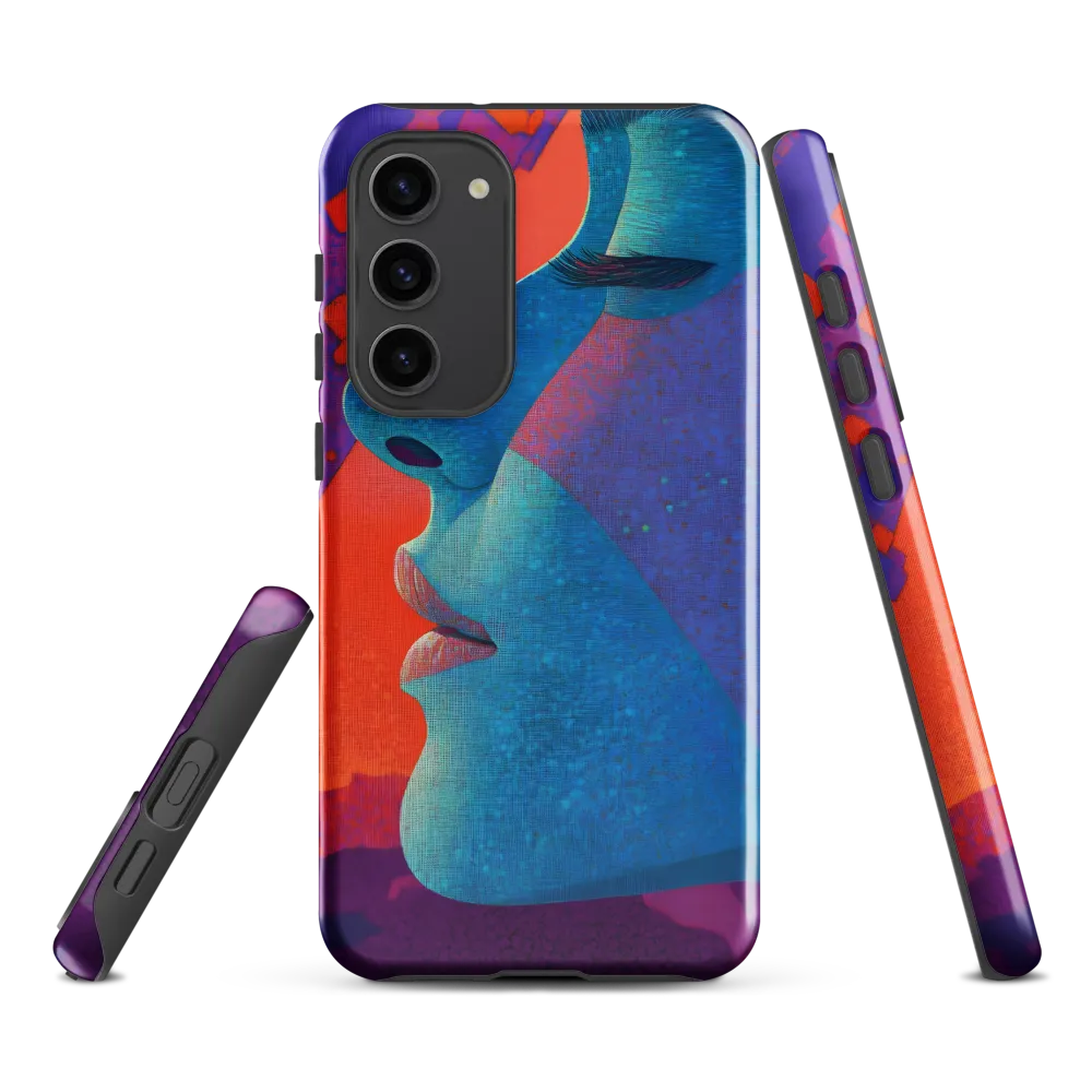 Cyan Profile with Magenta Mosaic