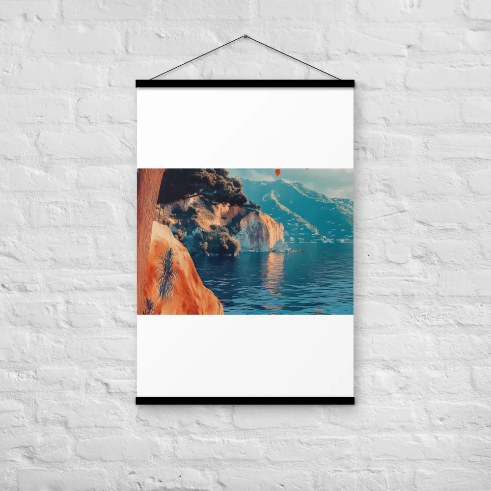 Elysian Waterscape | Poster With Black Wood Hanger | 24″×36″