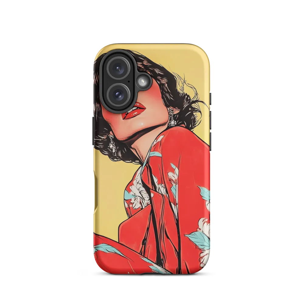 Striking Elegance in Pop Art | Phone Case |  16 | Tough Case | Matte