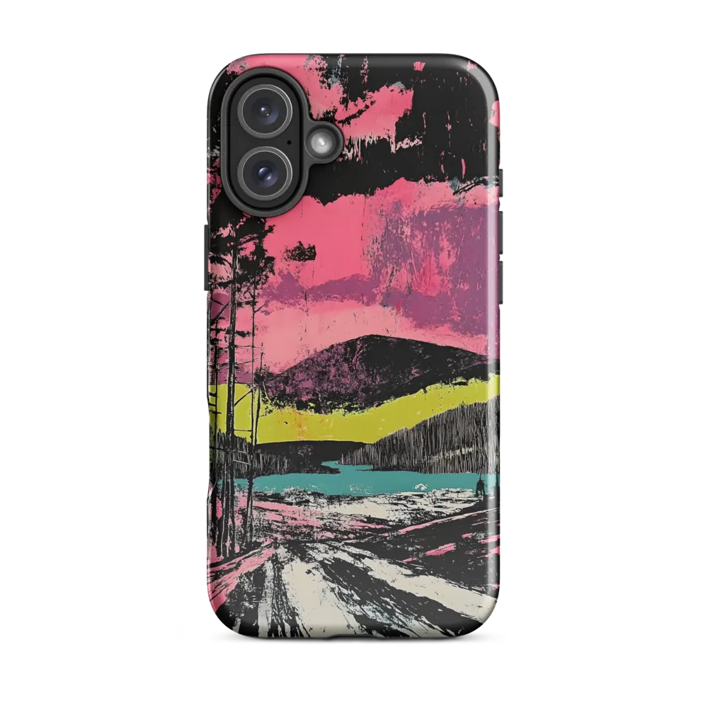 Vibrant Horizons: A Landscape in Contrast