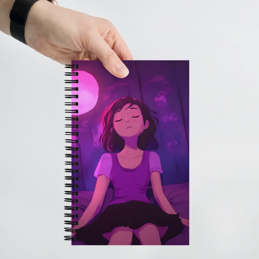 Moonlit Serenity | Spiral Notebook