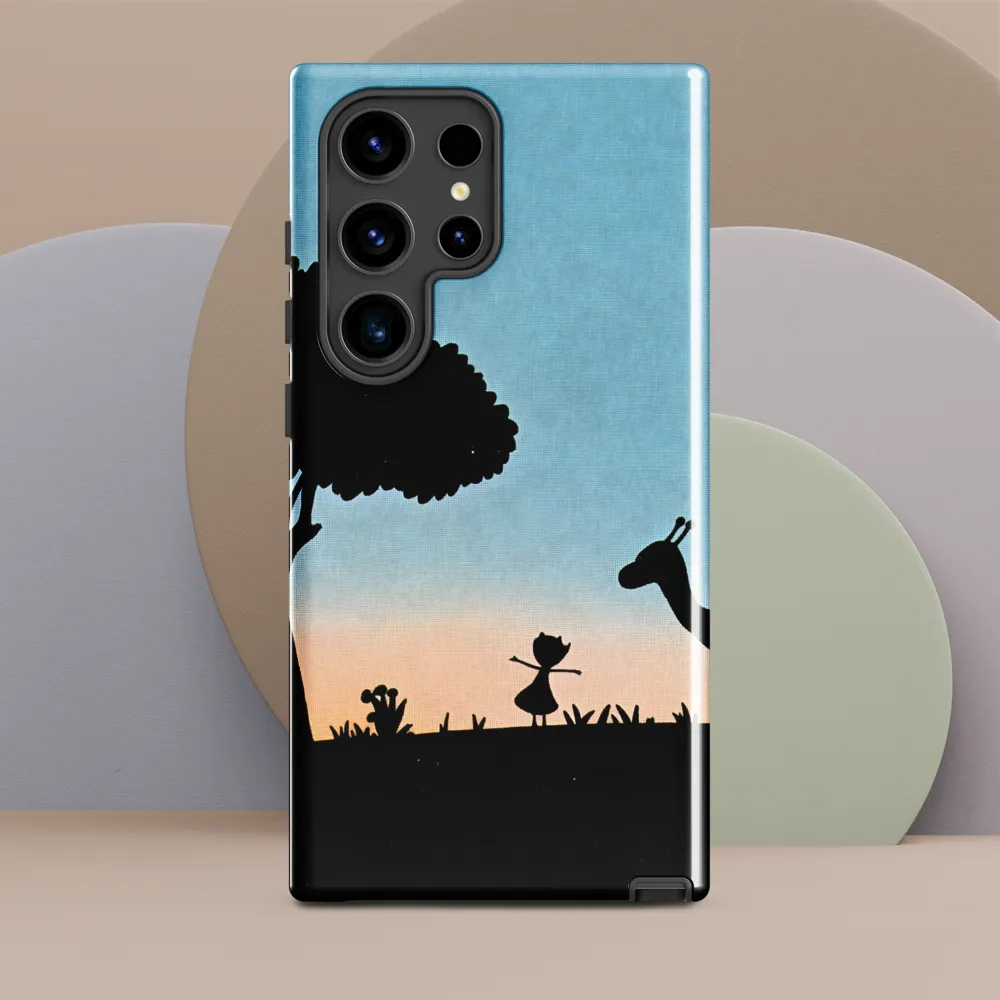 Curiosity in the Silhouette | Phone Case |  S24 Ultra | Tough Case | Glossy
