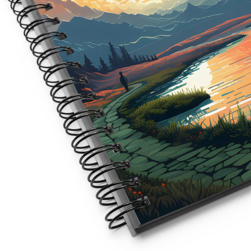 Serenity at Dusk | Spiral Notebook