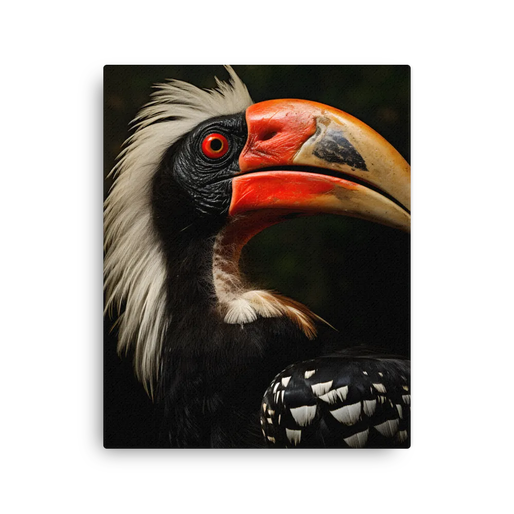 Majesty of the Hornbill | Thin Canvas | 16″×20″