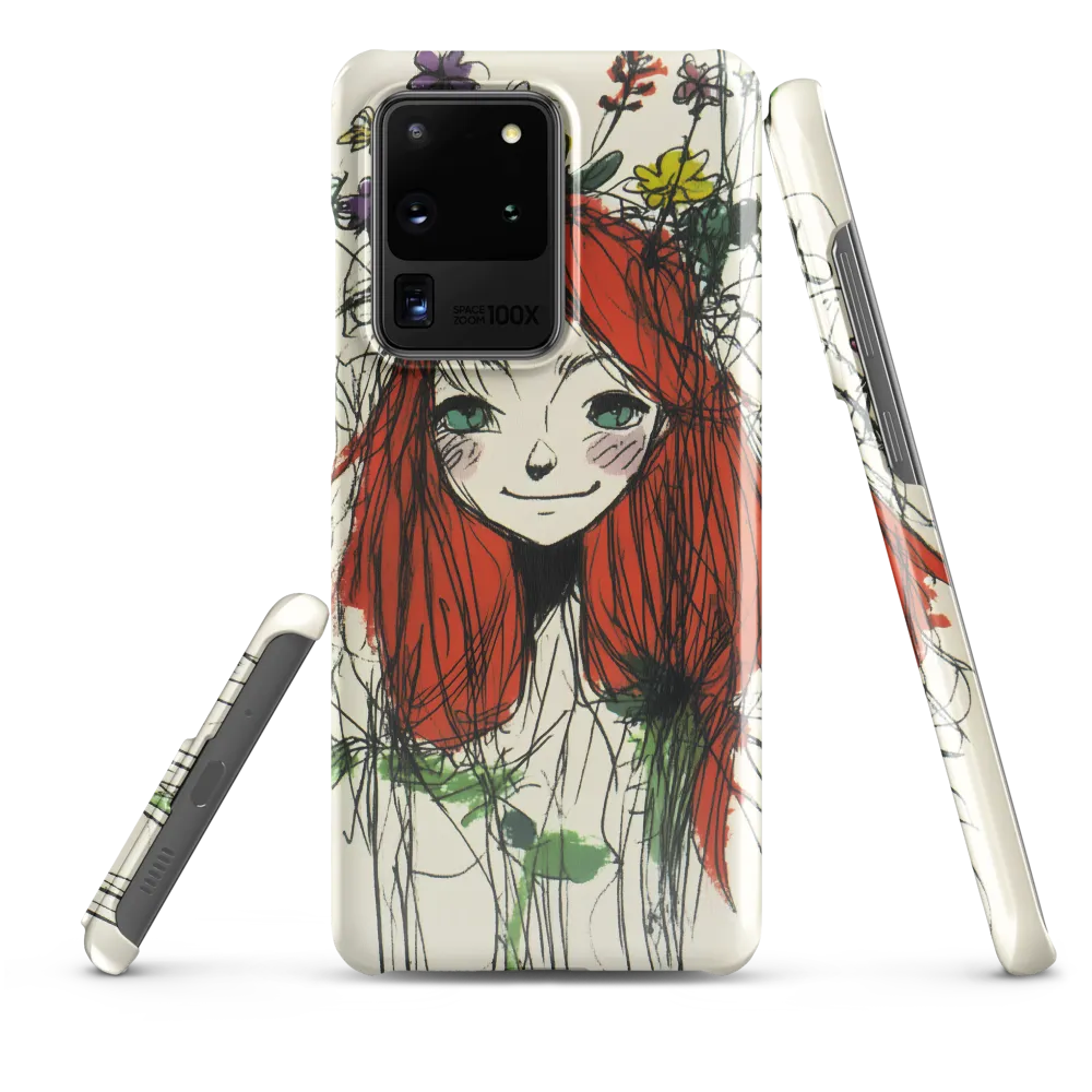 Whimsical Floral Portrait