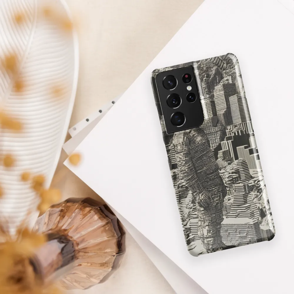 Contemplation in an Abstract Landscape | Phone Case |  S21 Ultra | Snap Case | Glossy