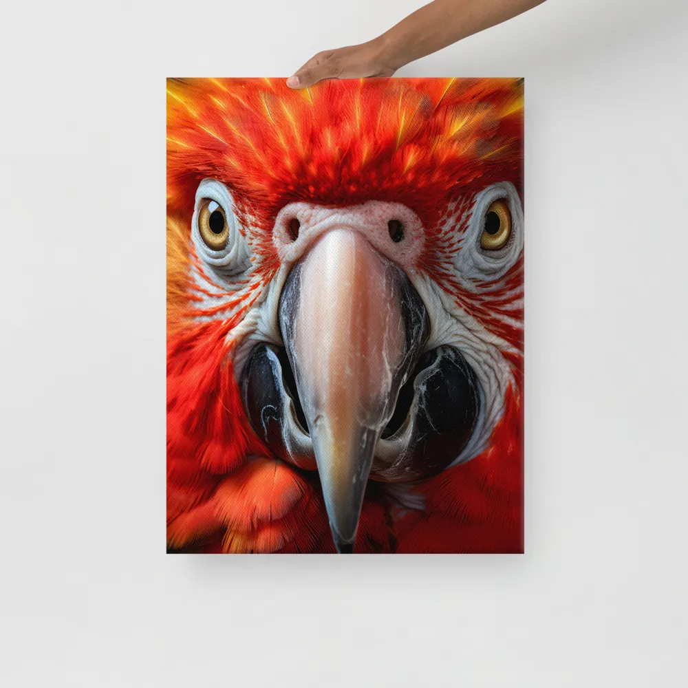 The Fiery Gaze of the Parrot