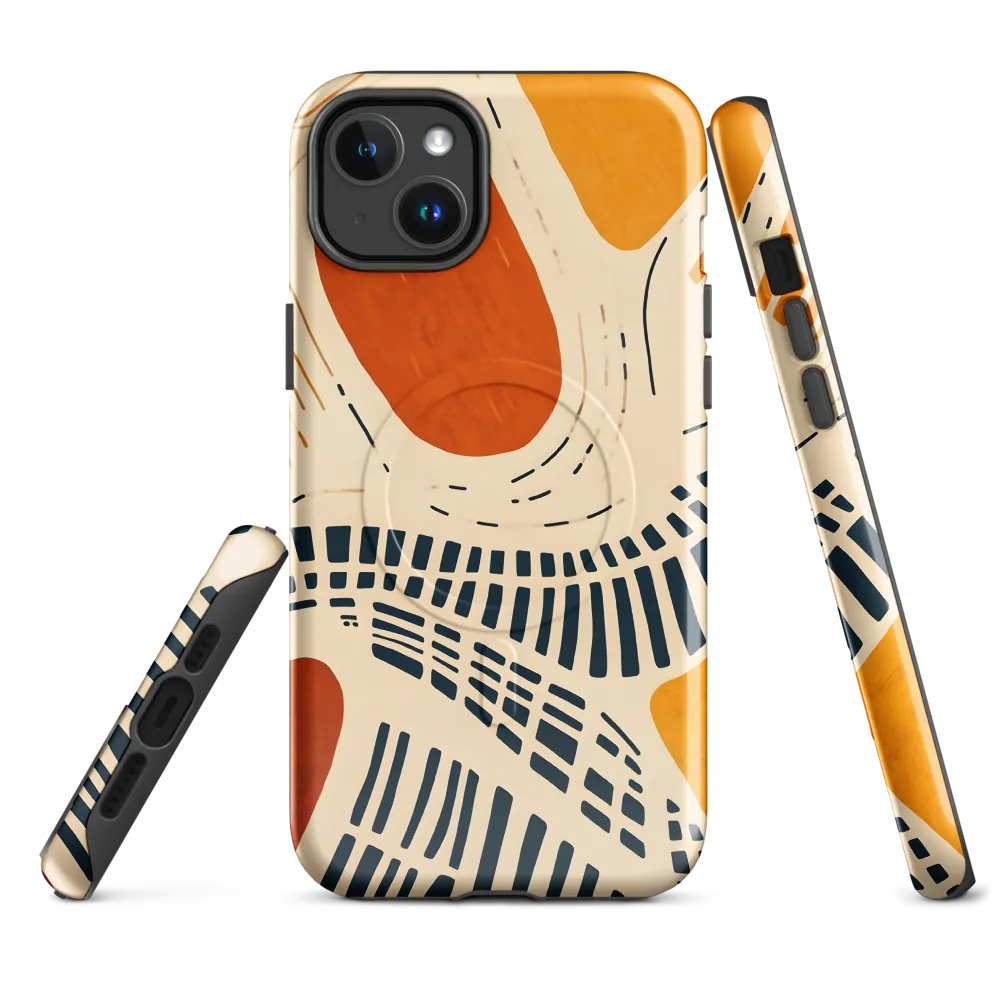 Urban Patterns in Harmony | Phone Case |  14 Plus | MagSafe® Tough Case | Glossy