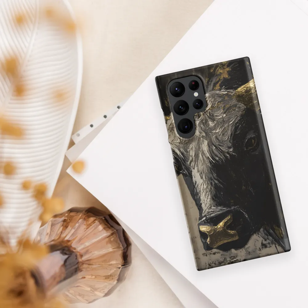 Majestic Bull: The Power in Black and Gold