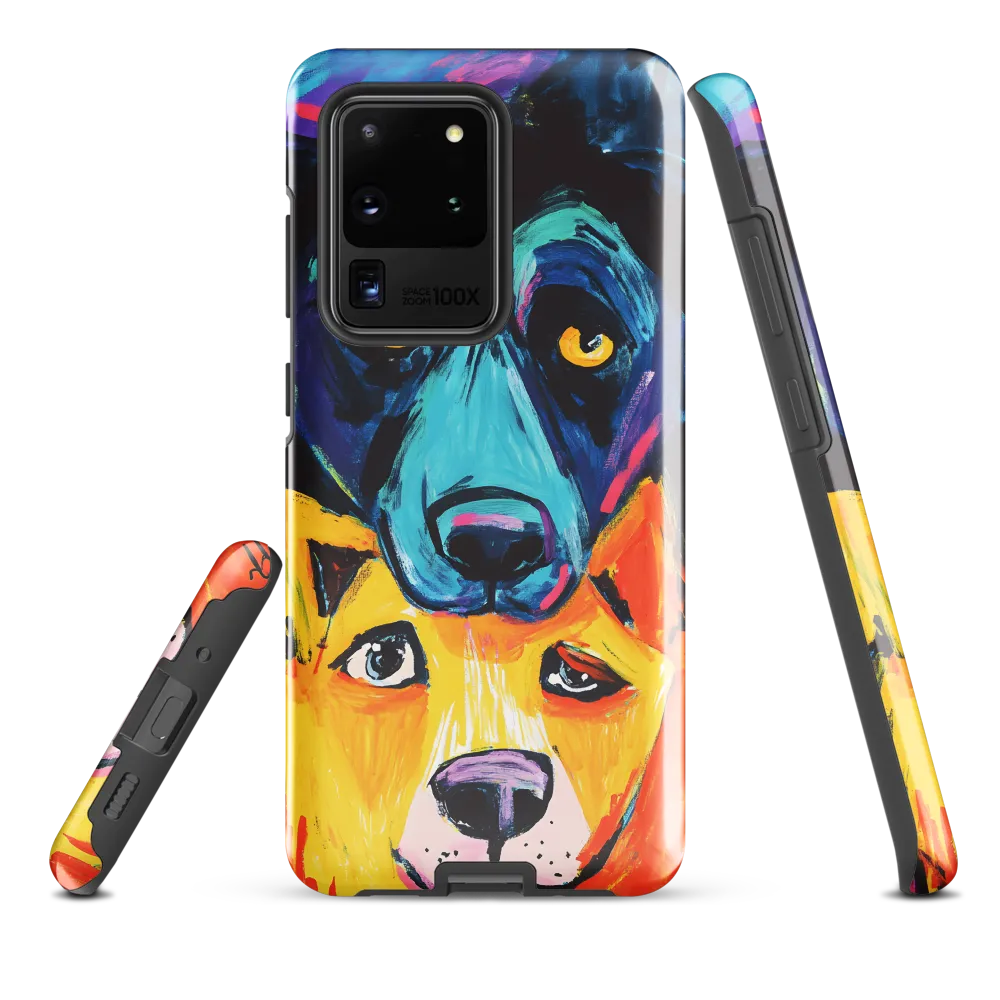 Vibrant Companions: An Expression of Canine Spirit