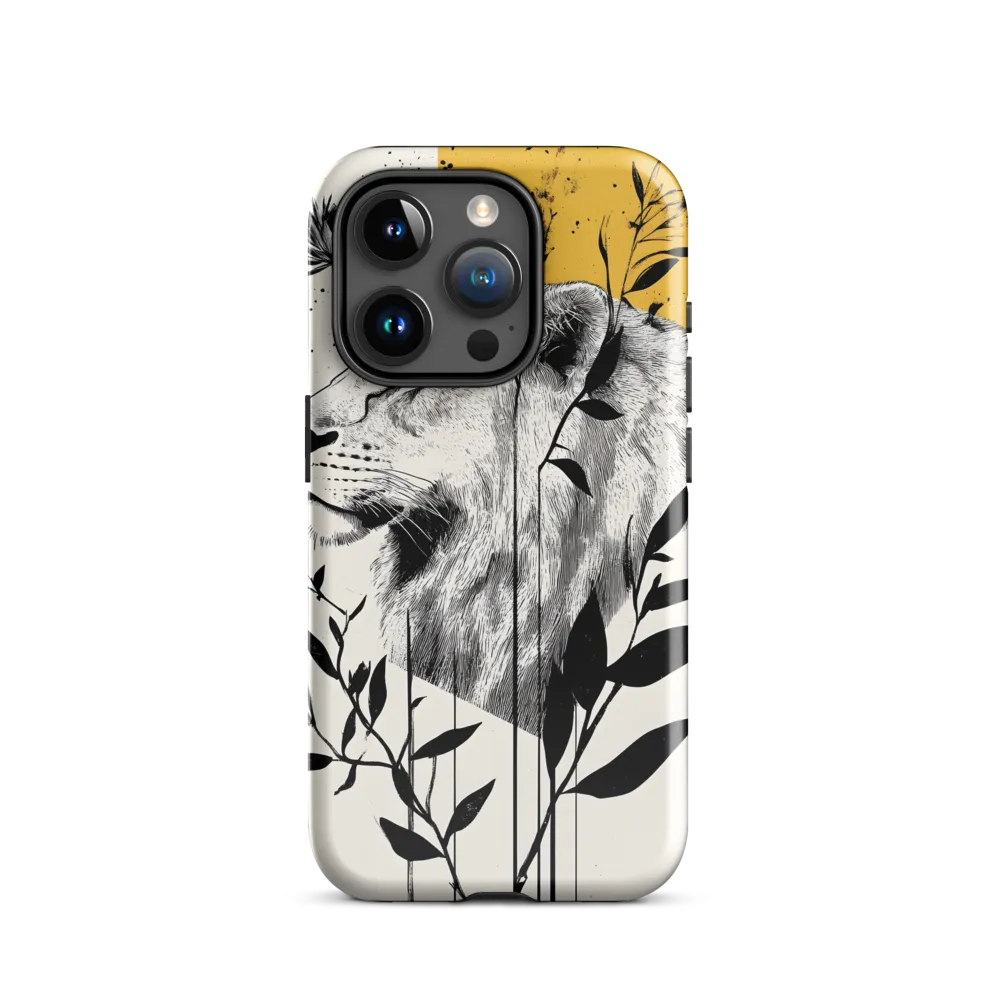 Regal Serenity: The Lion and Flora