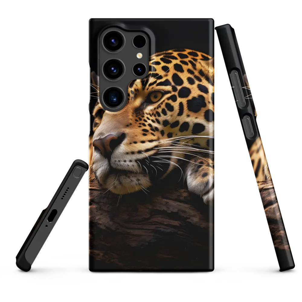 Tranquil Majesty: The Resting Leopard